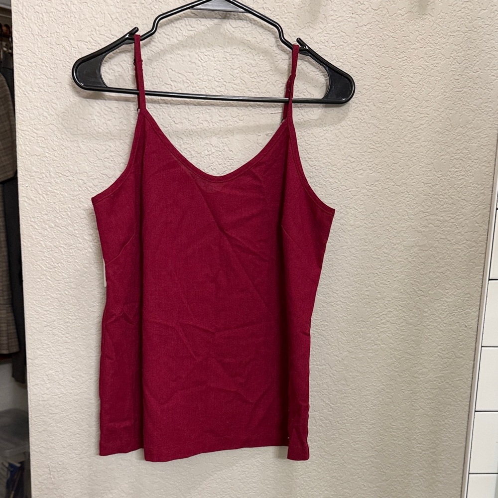 Wine Red Women's Camisole Top